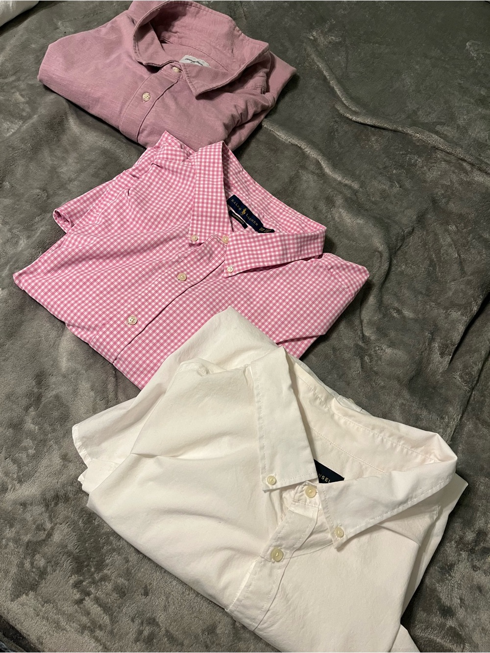 Big & Tall Men’s Button-Up Shirt Bundle 5XB/5XL